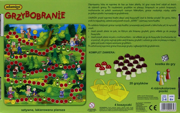 ADAMIGO Gra Grzybobranie 4393 [GRA]