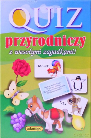 ADAMIGO GRA QUIZ PRZYRODNICZY Z ZAGADKAM 4850 [GRA]