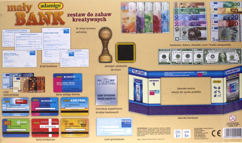 ADAMIGO GRA MAŁY BANK 411 [GRA]