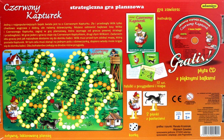 ADAMIGO Gra Czerwony Kapturek 5901 [GRA]