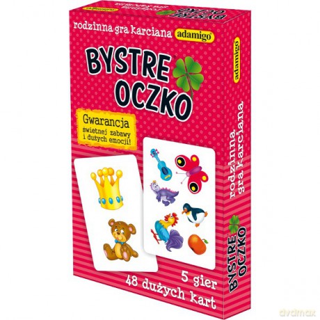 ADAMIGO Gra Karty Bystre Oczko 6557 [GRA KARCIANA]