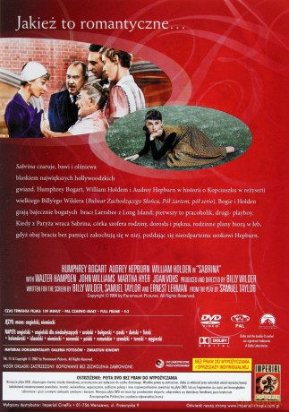 Sabrina (1954) [DVD]