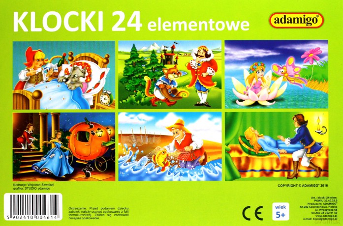 ADAMIGO KLOCKI OBRAZKOWE 24 EL. 4614 [KLOCKI]