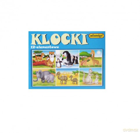 ADAMIGO Klocki Obrazkowe 12 el. 3266 [KLOCKI]
