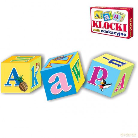 ADAMIGO Klocki Edukacyjne 12 EL. 3679 [KLOCKI]