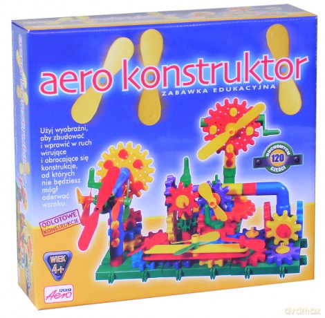 AEROPLAST KLOCKI AERO KONSTRUKTOR 120 cz 50047 [KLOCKI]