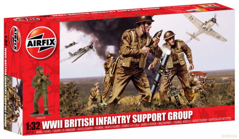 AIRFIX WWII British Infantry Support 4710 [MODELARSTWO]