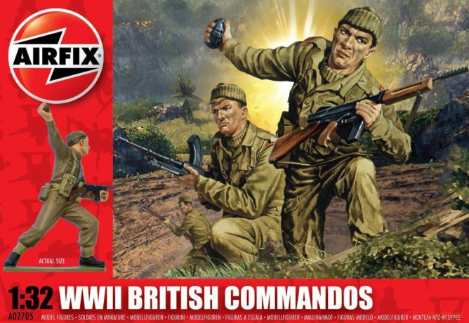 AIRFIX FIG. WWII British Commandos A02705 [MODELARSTWO]