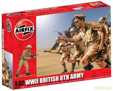 AIRFIX FIG. WWII British 8th Army A02707 [MODELARSTWO]