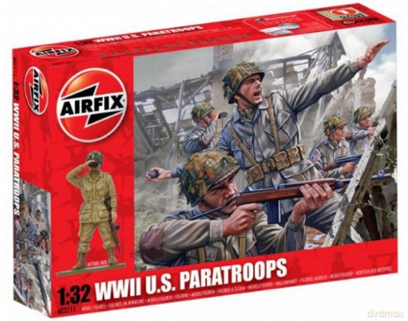 AIRFIX FIG. WWII U.S. Paratroops A02711 [MODELARSTWO]