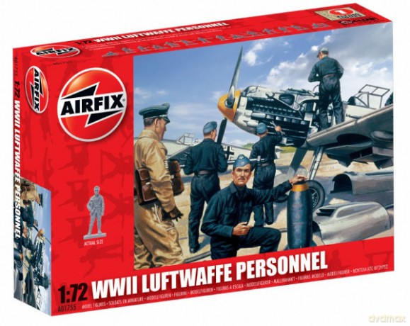 AIRFIX WWII Luftwaffe Personnel 1755 [MODELARSTWO]
