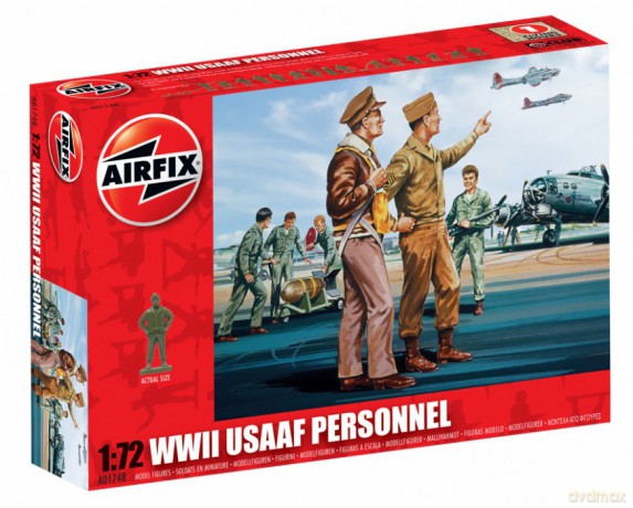 AIRFIX WWII USAAF Personnel 1748 [MODELARSTWO]