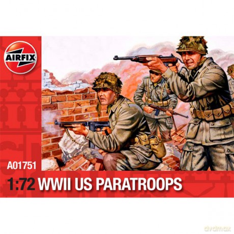 AIRFIX WWII U.S. Paratroops 1751 [MODELARSTWO]