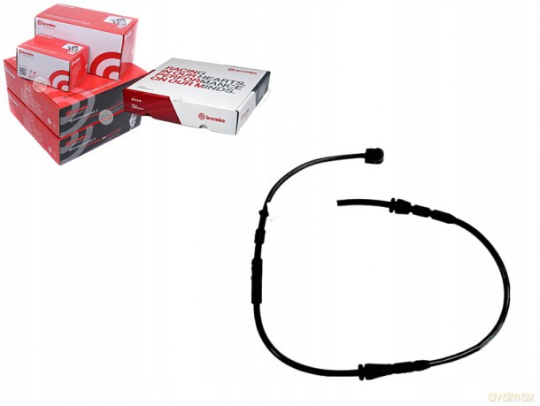 Styk ostrzegawczy, zużycie okładzin hamulcowych Brembo A 00 435 BMW