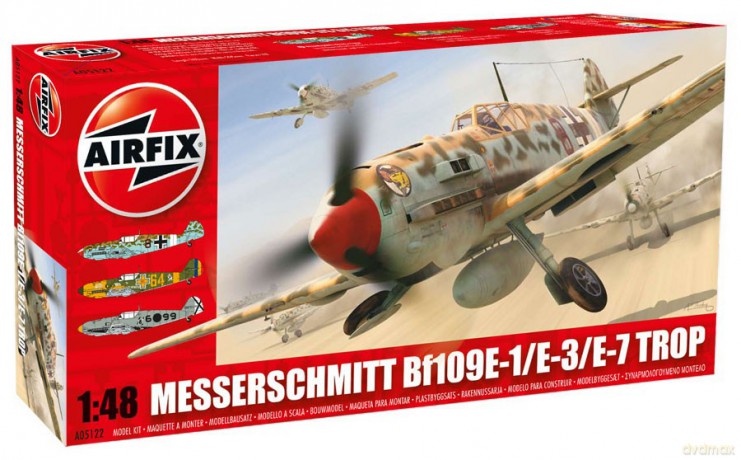 AIRFIX Messerschmitt Bf109E1 E3E7 A05122 [MODELARSTWO]
