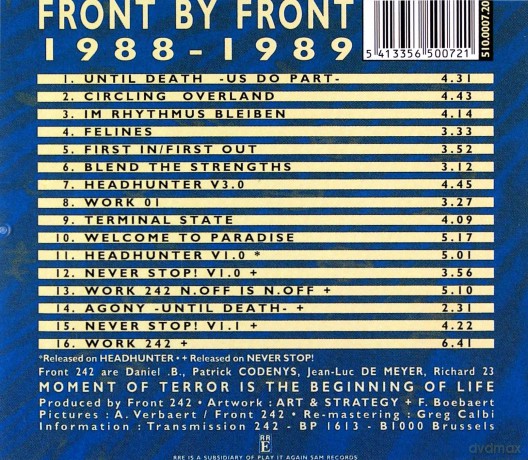 Front 242: Front By Front [CD]