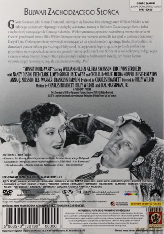 Bulwar zachodzącego Słońca [DVD]