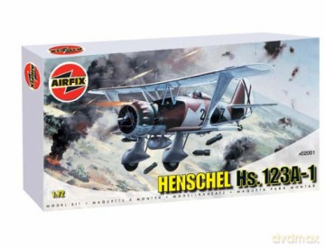 AIRFIX Henschel Hs123A1 2051 [MODELARSTWO]