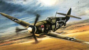AIRFIX Messerschmitt Bf109F 4101 [MODELARSTWO]