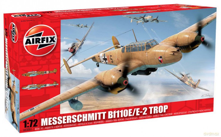 AIRFIX Messerschmitt Bf110EE2 Trop 3081 [MODELARSTWO]