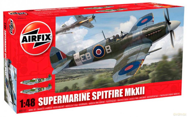 AIRFIX Supermarine Spitfire MkXII A05117 [MODELARSTWO]