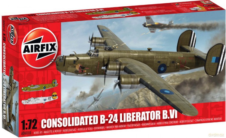 AIRFIX Consolidated B24 Liberator B.VI A06010 [MODELARSTWO]