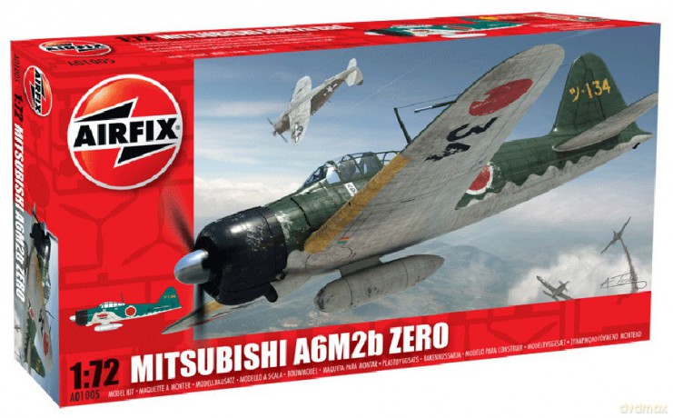 AIRFIX Mitsubishi A6M2b Zero A01005 [MODELARSTWO]