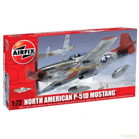 AIRFIX North American P51D Mustang 1004 [MODELARSTWO]