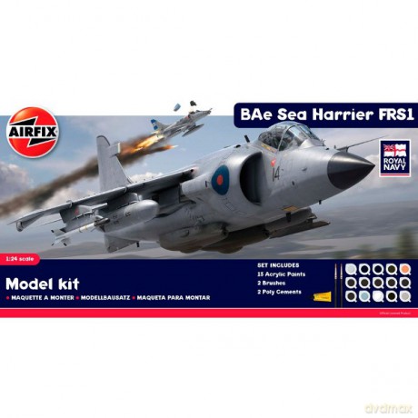 AIRFIX Sea Harrier Frs1 Gift Set 50010 [MODELARSTWO]