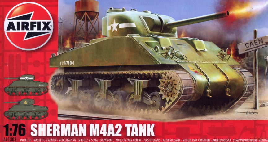 AIRFIX M4 Sherman MKI 1303 [MODELARSTWO]