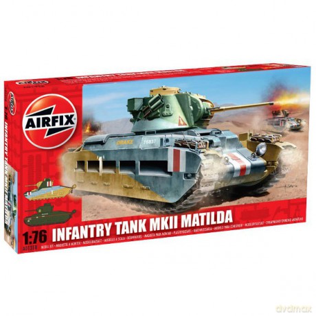 AIRFIX Infantry Tank Mk.II Matilda 1318 [MODELARSTWO]