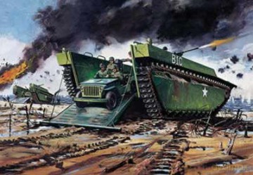 AIRFIX Buffalo Amphibian and Jeep 2302 [MODELARSTWO]