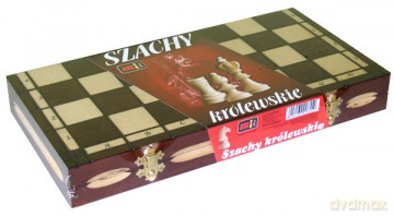 AMI PLAY Szachy Drewniane Królewskie 8559 [GRA]