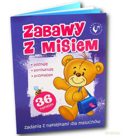 AMI PLAY Książka Zabawy z Misiem 129 [KSIĄŻKA]
