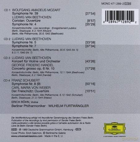 Wilhelm Furtwangler: Aufnahmen 1942/44 [4CD]