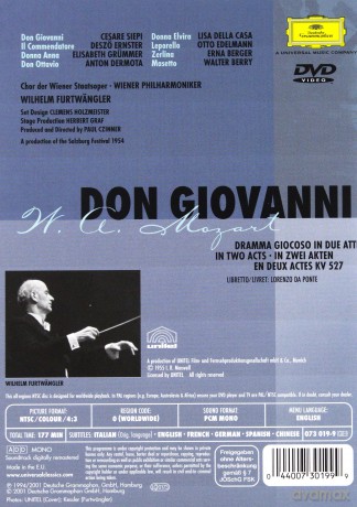 Furtwangler Wp: Mozart Don Giovanni [DVD]