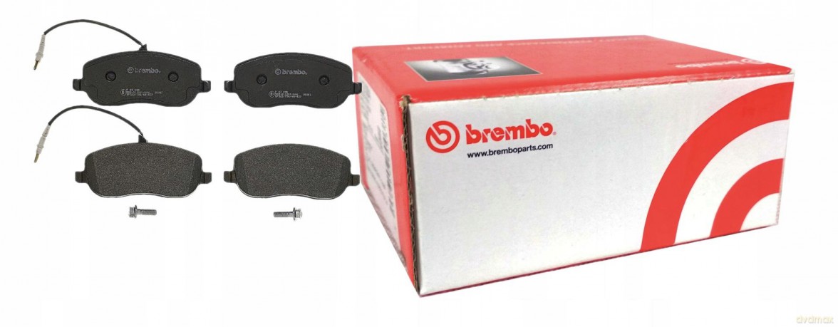 Zestaw klocków hamulcowych, hamulce tarczowe Brembo P 23 090 Peugeot Fiat Citroen Lancia