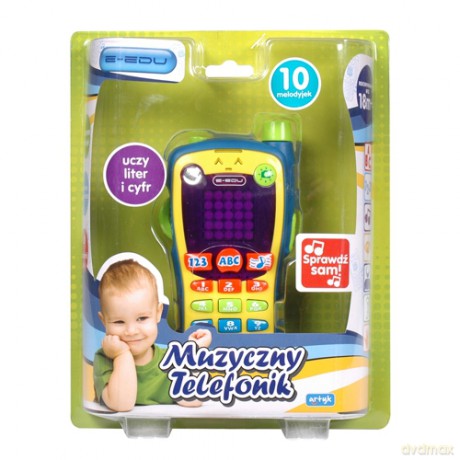 ARTYK Edukacyjny Telefonik Muzyczny X-ED-PK0010 [ZABAWKA]
