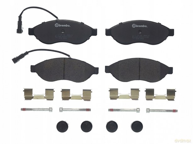 Zestaw klocków hamulcowych, hamulce tarczowe Brembo P 23 144 Peugeot Fiat Citroen