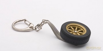 AUTOART 8Spokes Wheel Keychain (gold) 41568 [MODELARSTWO]