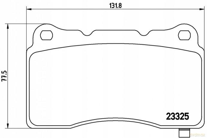 Zestaw klocków hamulcowych, hamulce tarczowe Brembo P 59 079 Opel Ford Hyundai Mitsubishi