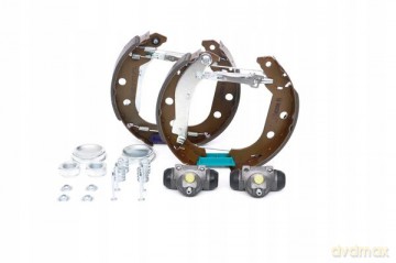 Zestaw szczęk hamulcowych Bosch 0 204 114 205 Peugeot Citroen