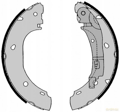 Zestaw szczęk hamulcowych Brembo S 23 525 Peugeot Fiat