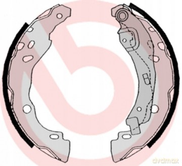 Zestaw szczęk hamulcowych Brembo S 68 525 Renault Nissan Hyundai Dacia