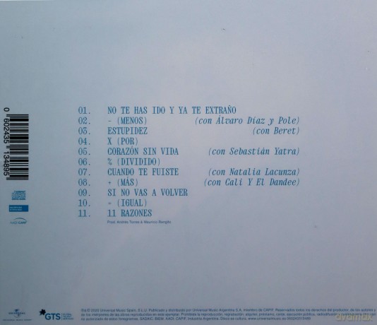 Aitana: 11 Razones [CD]