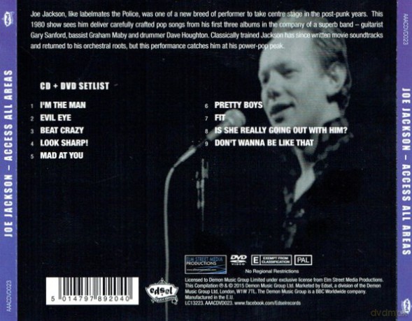 Joe Jackson: Access All Areas [2CD]