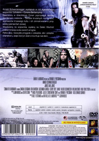 Conan Barbarzyńca [DVD]