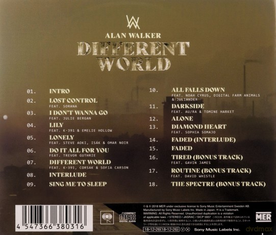 Alan Walker: Different World [CD]