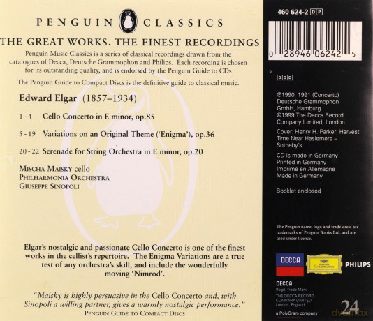 Edward Elgar - Orchestral Works [CD]