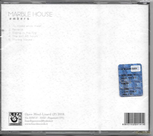 Marble House: Embers [CD]